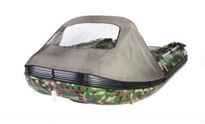 Носовой тент на лодку Yukona 360 TS cо стеклом серый Носовой тент на лодку Yukona 360 TS cо стеклом серый